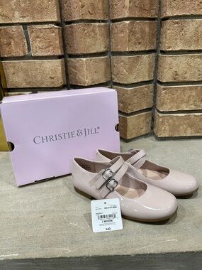 Christie & Jill Little & Big Girls Dahlia Round Toe Mary Jane Flats size 2Y